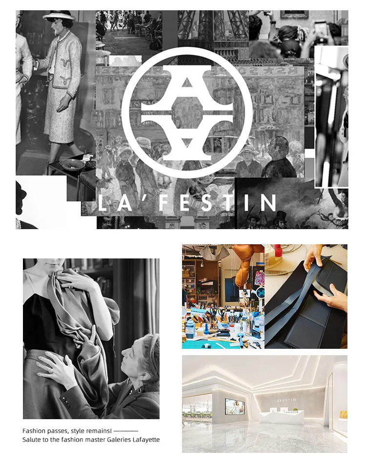 LA FESTIN Original Handbags New Suede Bag Commuter Women's Bag Luxury Shoulder Crossbody Bag Boston Bag Handheld Bag