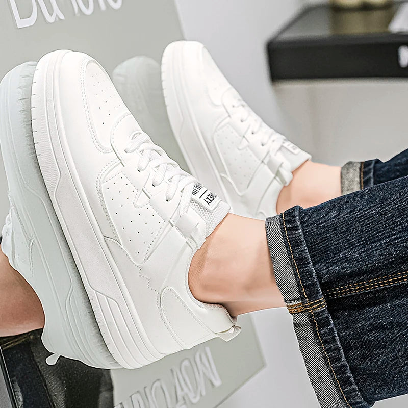 Fashionable sports shoes - skate shoes. Low-top lace-up shoes with a school style and street style, suitable for daily outdoor