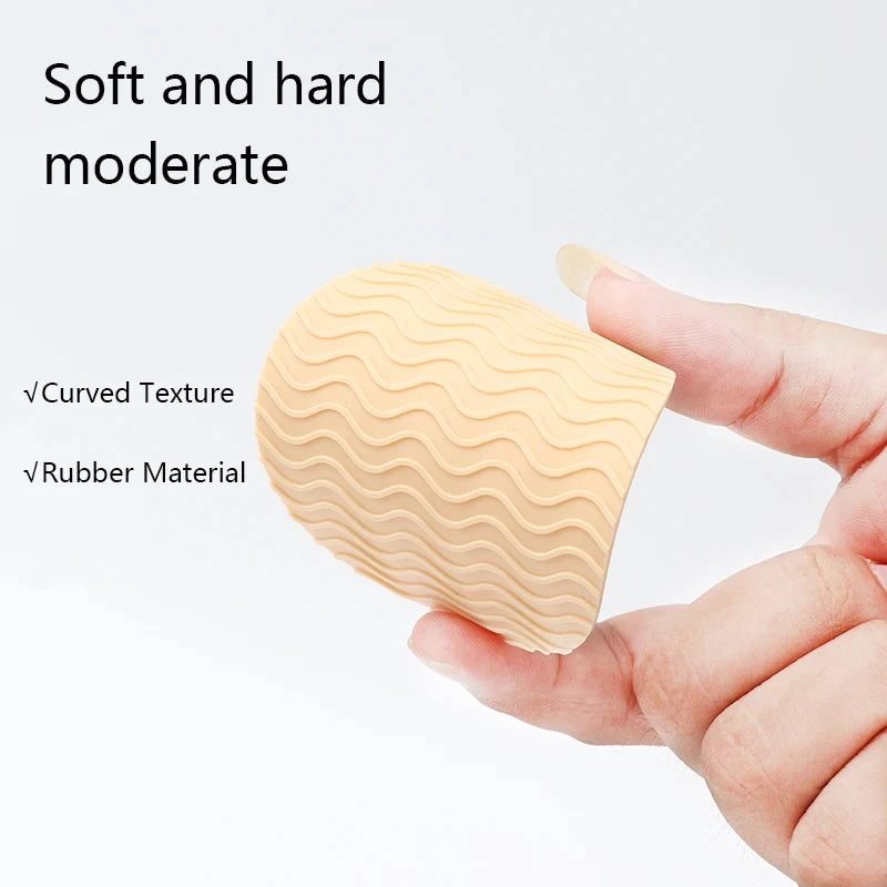 Women High Heels Rubber Sole Protector Non-Slip Wear-Resistant Forefoot Pads Self-Adhesive Insoles Sole Repair for Comfort