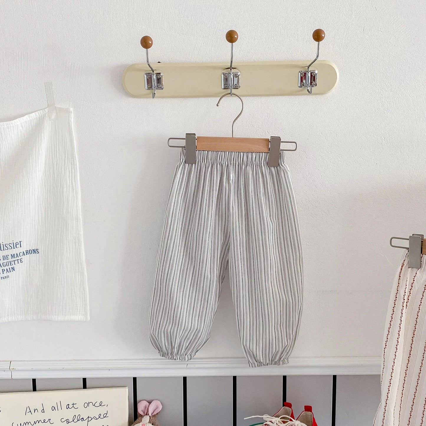 Children's Casual Trousers Boutique Fashion Girls Boys Print Bloomers Summer Clothing Thin Loose Kids Anti-mosquito Pants 1-6y