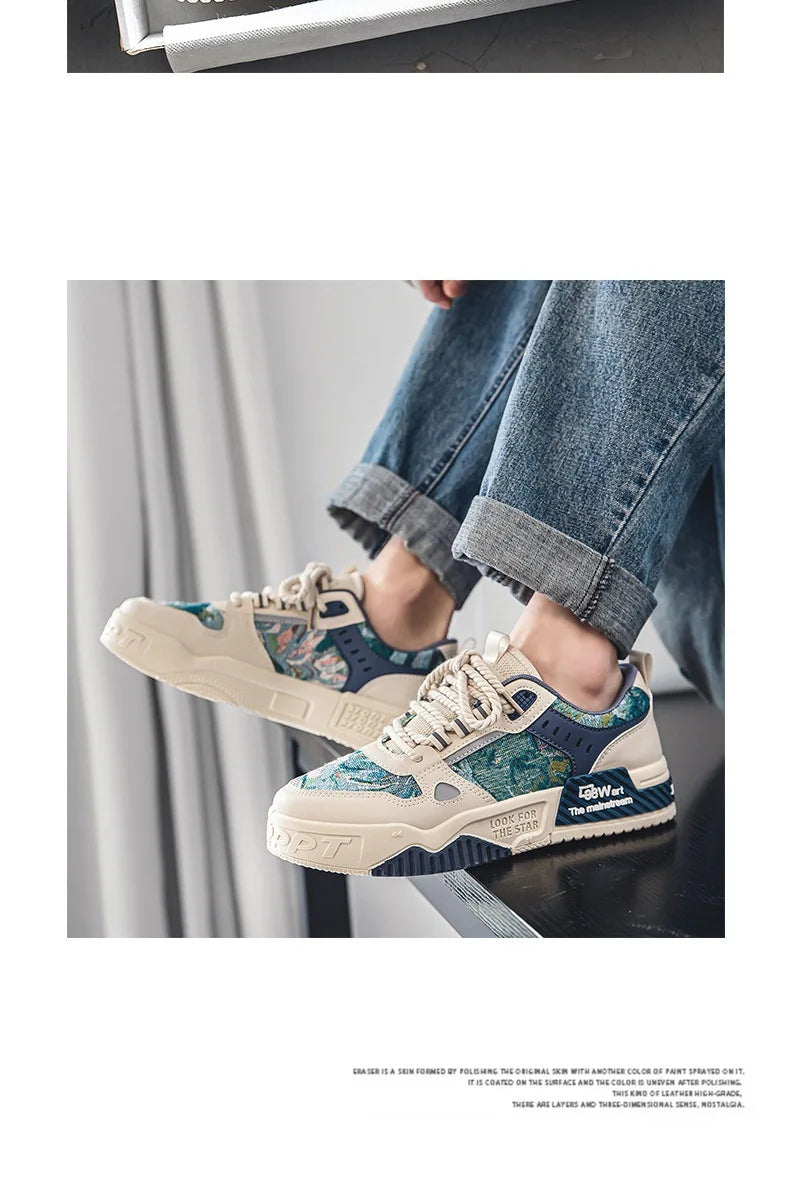 Men's Sneakers Spring Autumn 2024 Outdoor Sport Shoes For Men Fashion Vulcanized Shoe Tenis Para Hombre Men's Flats Shoes Luxury