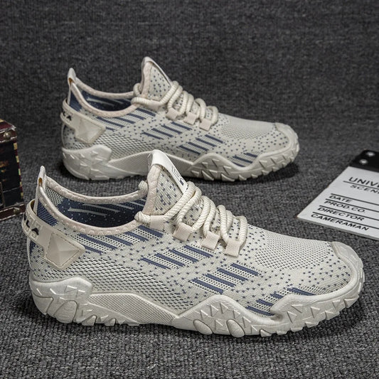 2026 New Men Shoes Breathable Non-slip Hollow Out Outdoor Running Shoes Trendy Sports Casual Sneakers