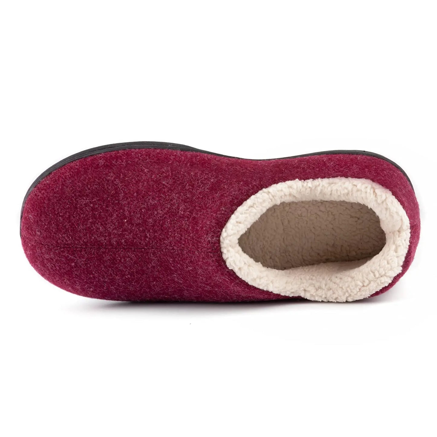 Evshine Women's Cozy Cotton Slippers Winter Warm Faux Fleece House Shoes Indoor Non-slip Memory Foam Slipper Casual Furry Slides