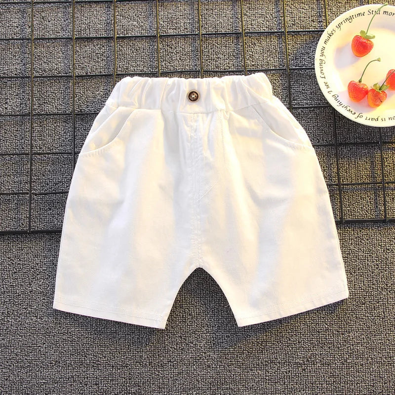 Boys Girls Stripes Sets Summer Kids Short Sleeve Tops+Shorts 2Pcs Children Clothing Suits Fashion Casual Outfits 1-5 Years