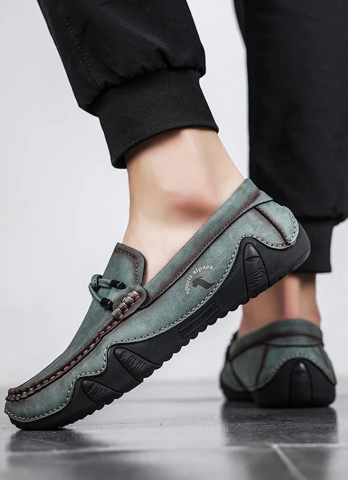 Man Casual Shoe Slip-on Loafers Leather Shoes for Men Retro Size 45 Common Designer Shipping Free Sale Luxury Elegant Low Price