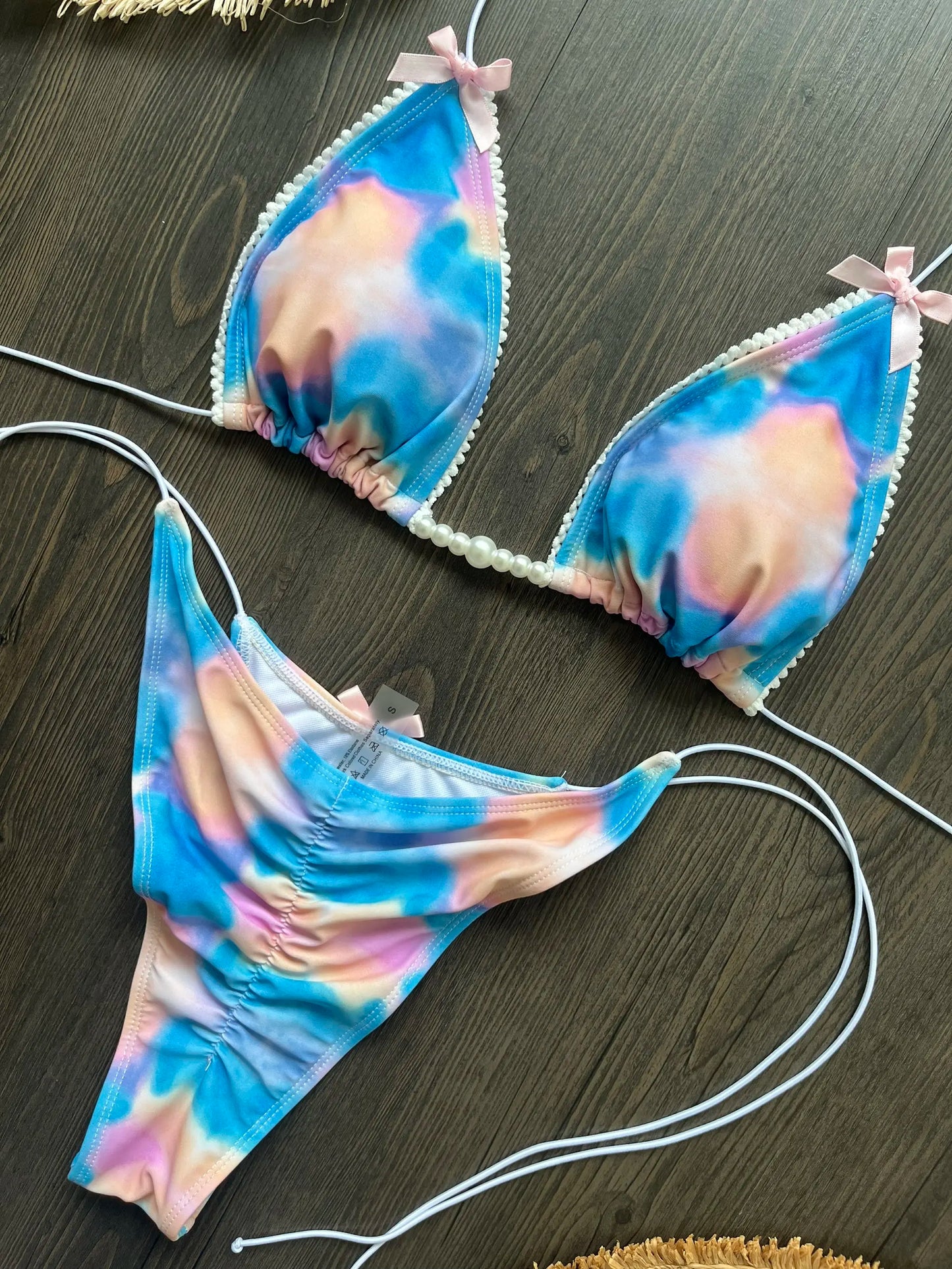 Micro Bikinis 2026 Sexy Women Swimsuit Swimwear Female Thong Bikini Set Biquini Bathing Suit Print Swimming Suits Beachwear