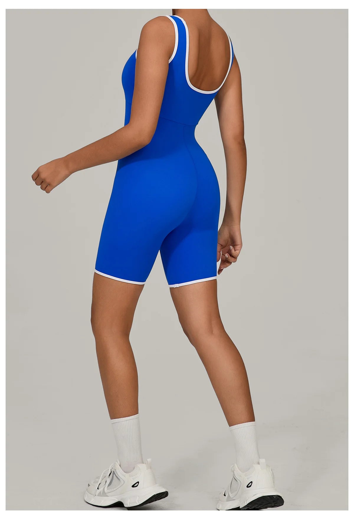 Jumpsuits Women Tracksuit One-Piece Suit Color Blocked Rompers Yoga Set Gym Push Up Workout Clothes Fitness Bodysuit Sportswear