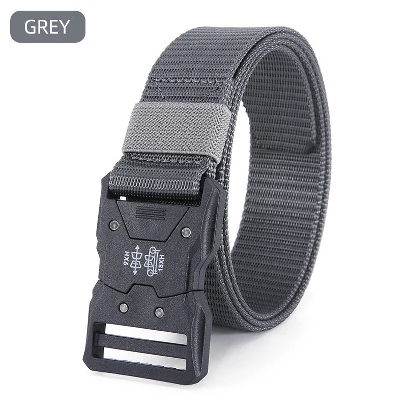 Plastics Tactical Belt Quick Release Outdoor Belt Soft Real Nylon Sports Accessories Men And Women Black Belt BAZAARHUBO