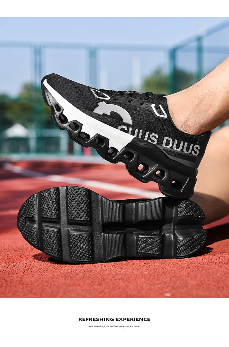 Men's Cushioning Running Sneakers | Lightweight Non-Slip Athletic Shoes