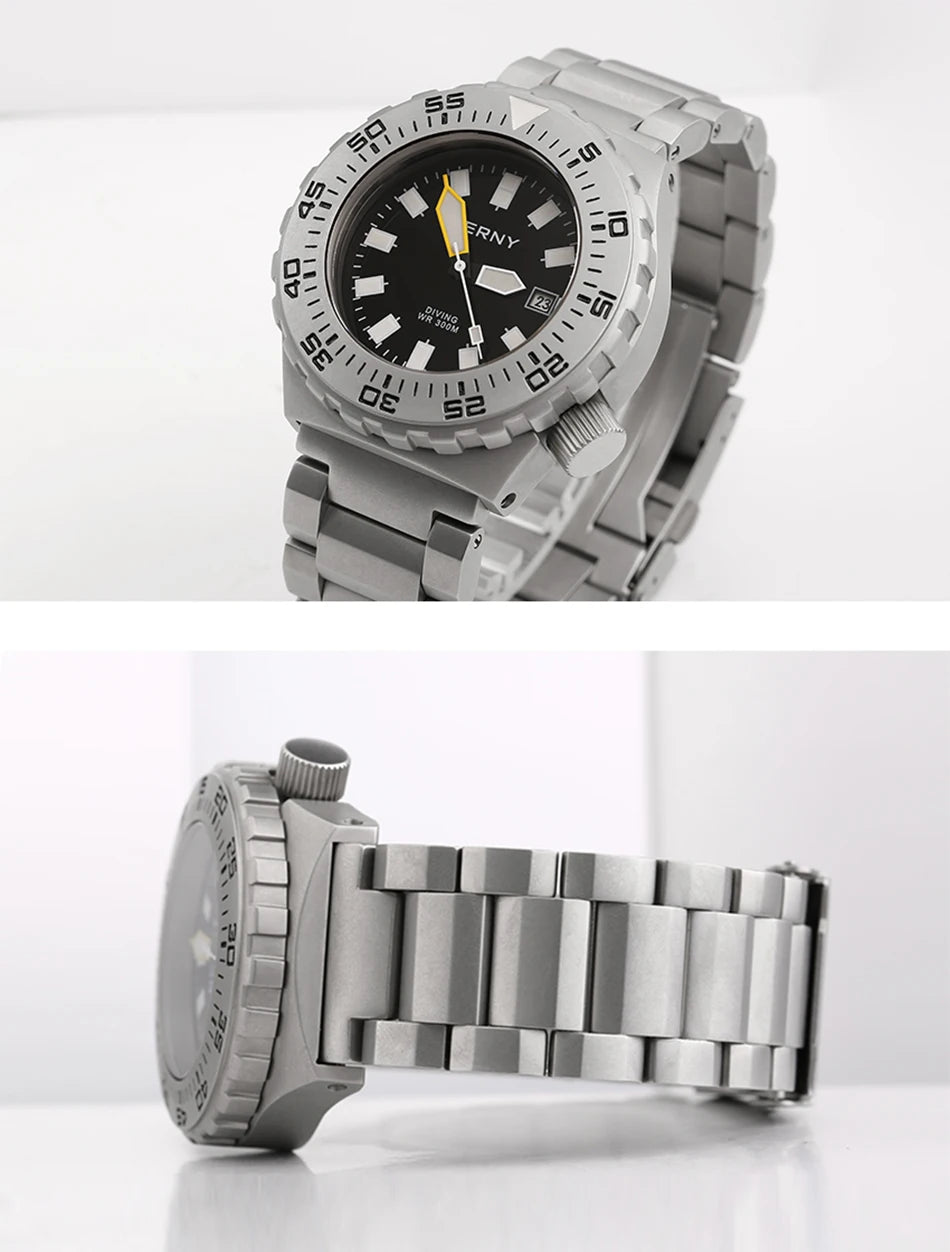 BERNY Automatic 30ATM Diver Men Watch Mechanical Wristwatches Waterproof Male Top Super Luminous Sapphire Sport Diving Watches