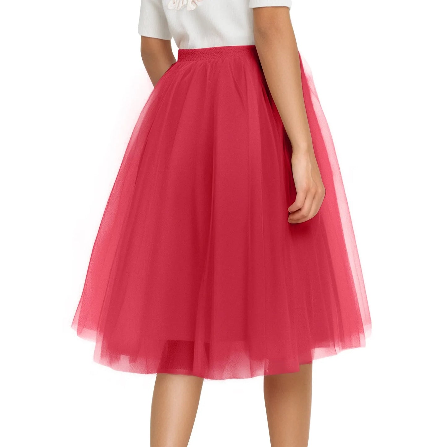 Tutu Skirt For Women 50s Skirt Retro Party Tulle Ballet Rockabilly Petticoat Underskirt Dance Dress Cosplay Mesh Skirt
