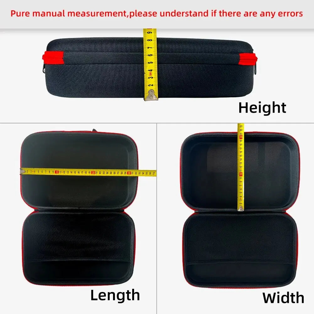 HILDA Large Capacity Tools Bag 3-size Available With Red Edges Tools Waterproof Tool Bags Electrician Hardware Tools Bag