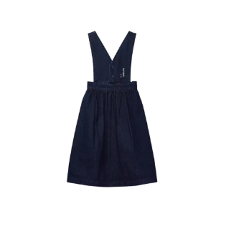 kids dress SS26 new SUMMER girls cute print Denim dresses