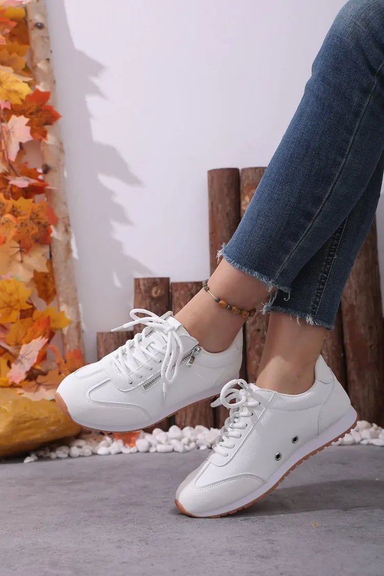 Roman Trendy Spring/Autumn Running Shoes Student Campus Flat Vulcanized Shoes Fashion Sneakers Casual Comfortable Round Head