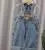 2024 fashion spring autumn kids jumpsuit Boys girls cartoon denim bib pants children trousers FashionToddler Casual 0-5Y