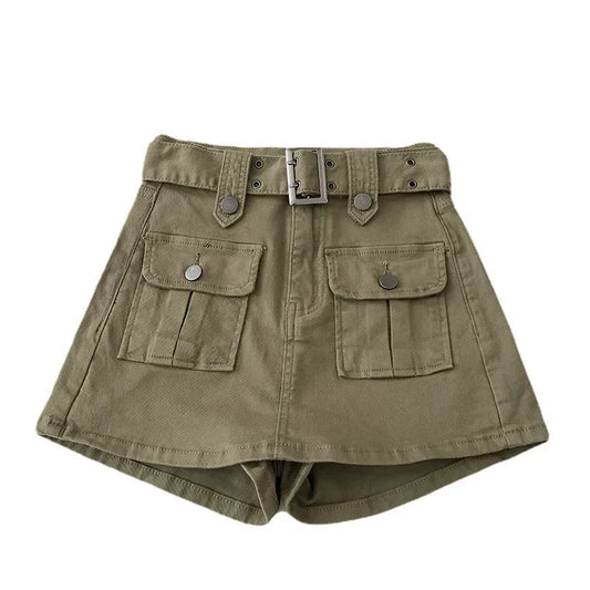 Design Sense Denim Skirt Pants Women's 2026 Summer Korean Version Hip Skirt
