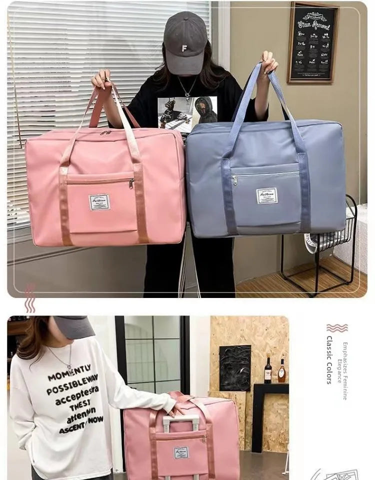 Large Capacity Casual Handbag for Men And Women Student Clothing Storage Bag Maternity Bag Travel Bag Polyester Material
