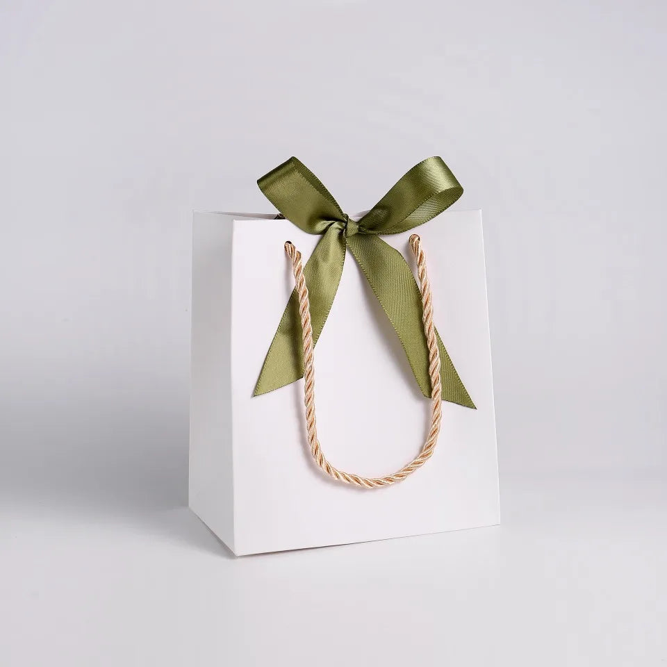 20/50 Reusable Gift Bags with Handles Paper Bags with Bows Shopping Bags Birthday Parties Weddings Graduation Decorative BOX