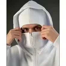 Plain Design Hooded Zip Up Sweatshirt for Men Women Autumn Winter Ins Style Couple Matching BAZAARHUBO