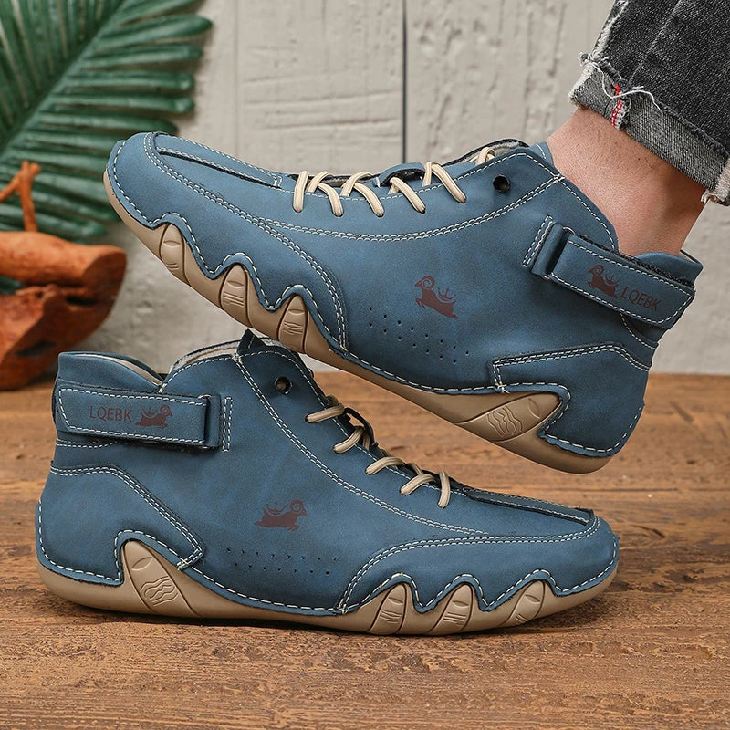 Leisure Men's Boots High-quality Stitching Soft Sole Comfortable Breathable Non Slip Durable Upper Cycling Couple Platform Boots