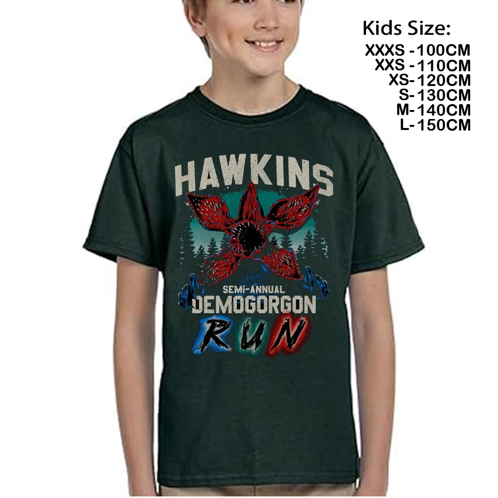 WILL Hawkins Demogorgon Shirt Funny for Boys T-Shirt Kids Tops Y2k Saying Tees