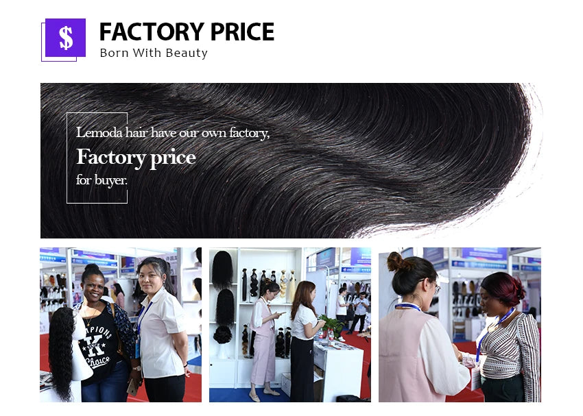 Body Wave Human Hair Bundles Hair extension 100% Human Hair Bundles Unprocessed Weave 1/3/4 Pcs/Lot Brazilian Lemoda Remy Hair