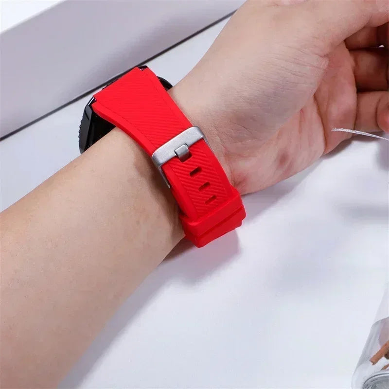22mm Silicone Strap For New C20 Pro Smart Watch Wristband Bracelet Band For Zeblaze Btalk 3 Plus/Ares 3 Pro/Vibe 7 7 Pro 7 Lite
