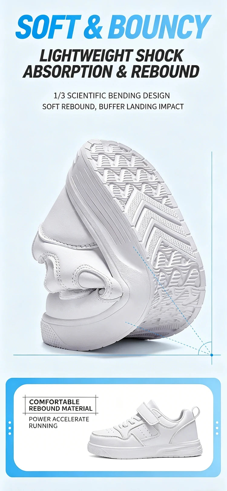 Children's Casual Shoes Student Boys Breathable Comfortable Flat Walking Footwear Fashion Kids Girls Running Sneakers Tenis