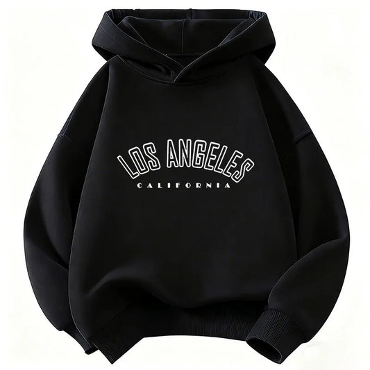 Casual Fashion Los Angeles Letter Printed  Hoodie Kids Children's Sweatshirt Hoody for Boys Girls Hoodies Hip Hop Clothes