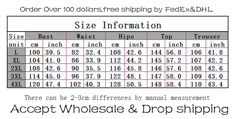 2 Piece Sets Women Outfit Mesh Lace Sleeves Elegant Pants and Blouse Set Sexy Curve Plus Size Clothes Wholesale Dropshipping