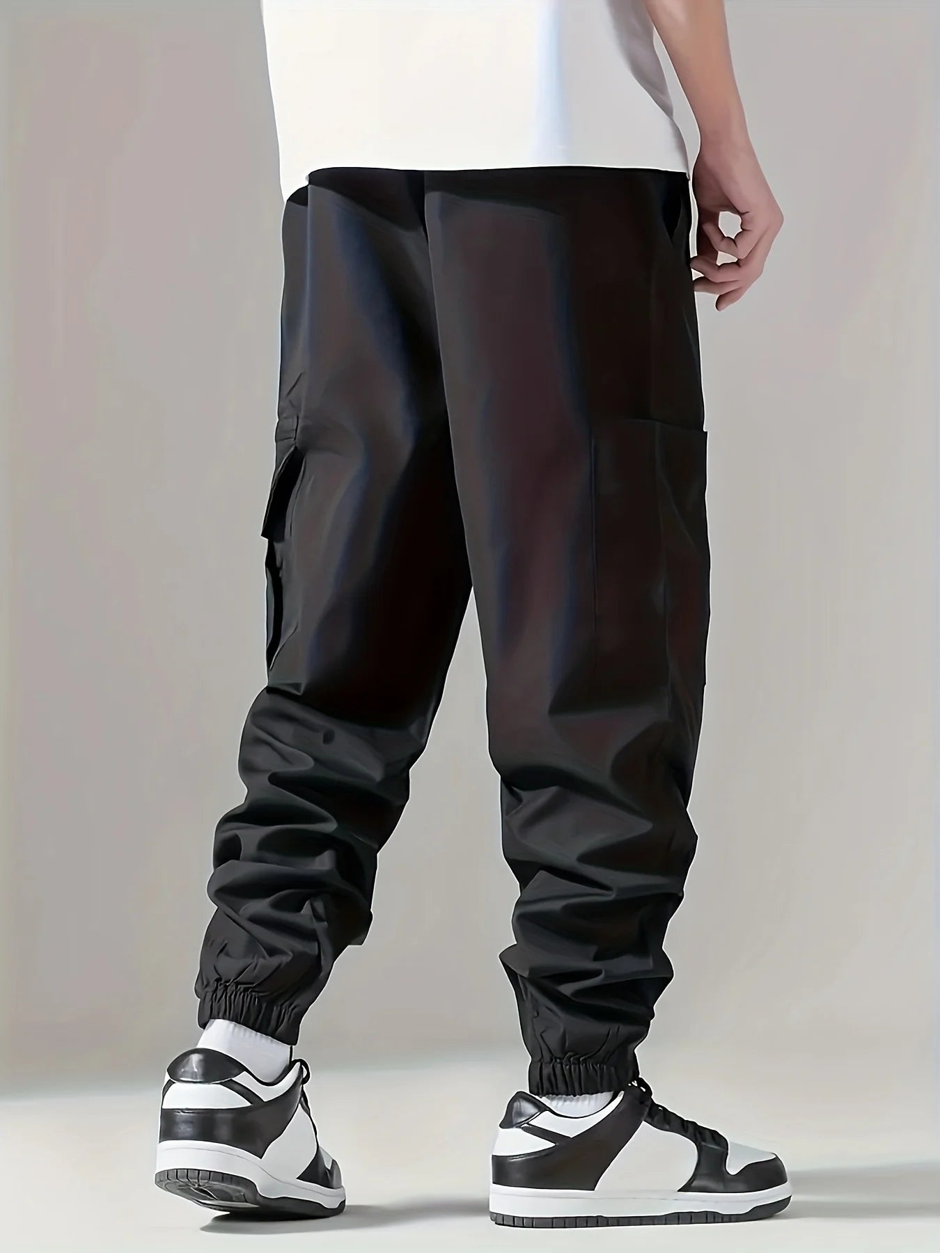 Men's Cargo Pants, Thin Trousers, Comfortable and Breathable, Outdoor Casual, Wearable, Running, Cycling, Multi-pocket 004