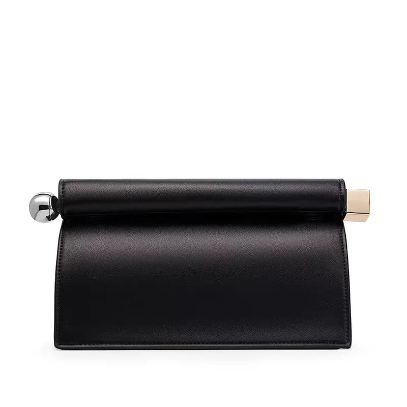 A New Luxury, Fashionable and Niche Rolled-up Clutch Bag for Women, A Versatile Folding Chain Single-shoulder Crossbody Bag