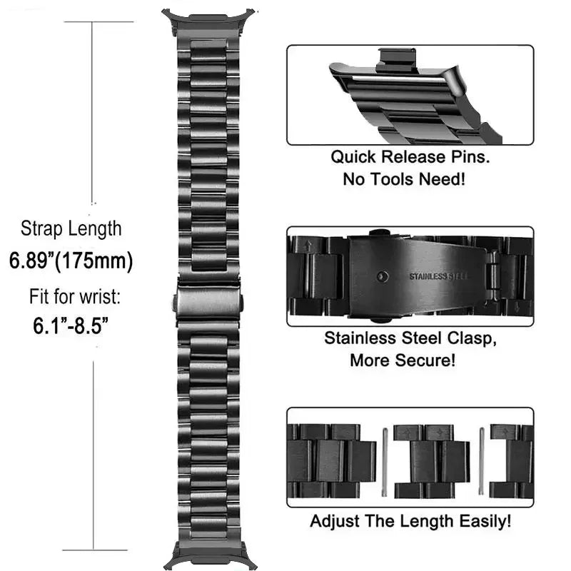 Metal Band For Samsung Galaxy Watch Ultra 2025 47mm Sports Bracelet Wristband For Galaxy Watch 8-7 Ultra 47mm Correa Accessories