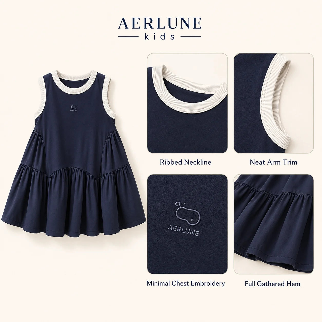 Kids' Dresses Korean Children's Clothes 2025  Vest Summer Baby Fashionable College Style Ordinary Dress Outer Wear Casual Simple