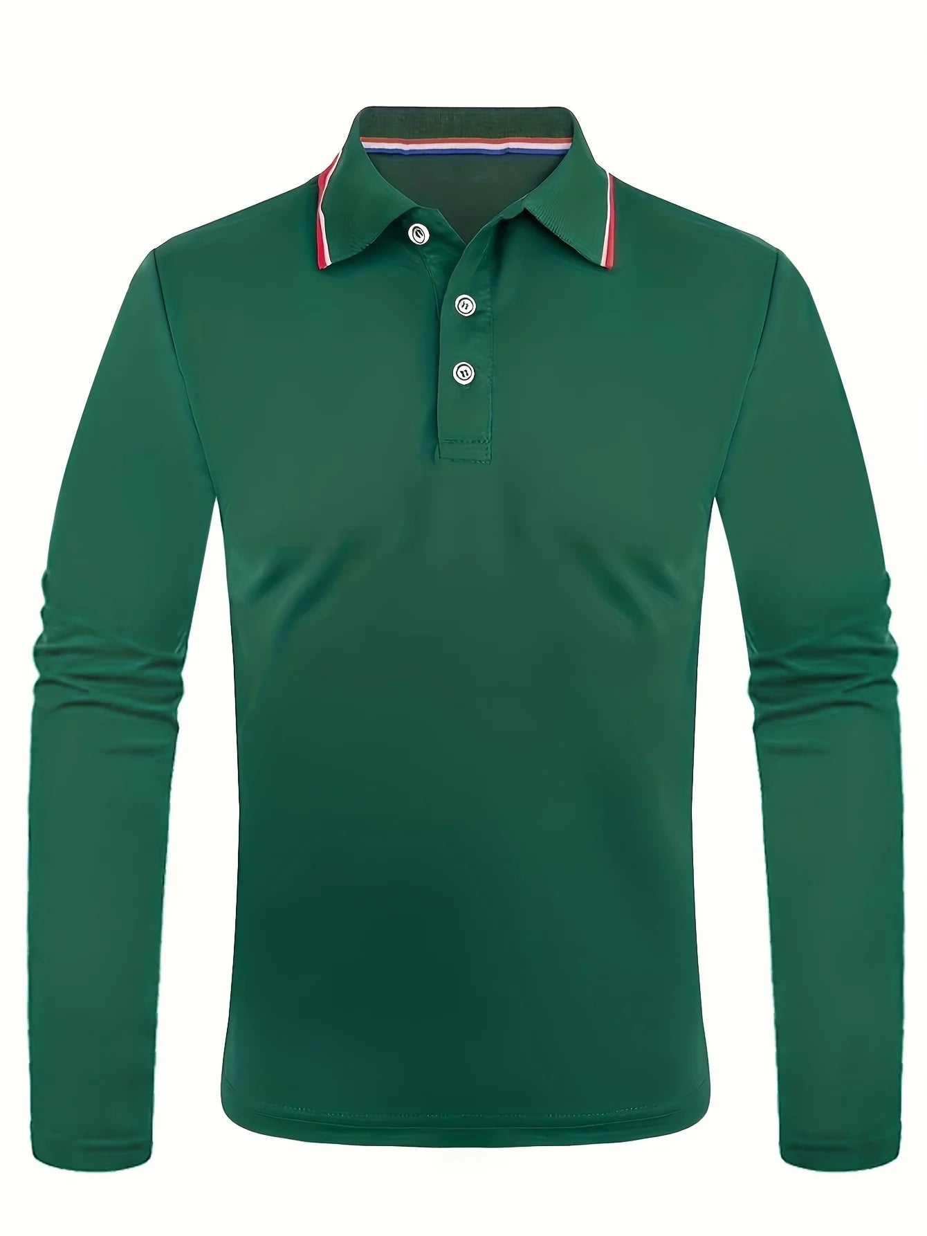 Men's Spring and Autumn Casual Breathable Comfortable Polo Shirt Hot Selling Fashion Men's Business Long Sleeve T-Shirt