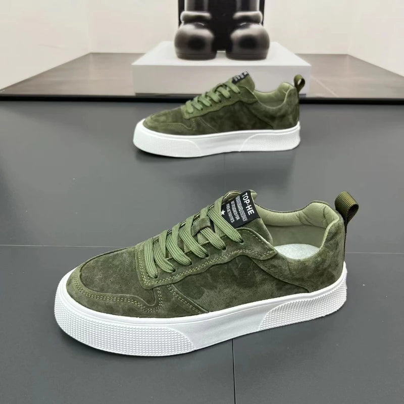 Board Shoes for Men Trendy Flat Shoes Lightweight Comfortable Sports Men Shoes Soft Outdoor Walking Shoe Zapatos Para Hombres
