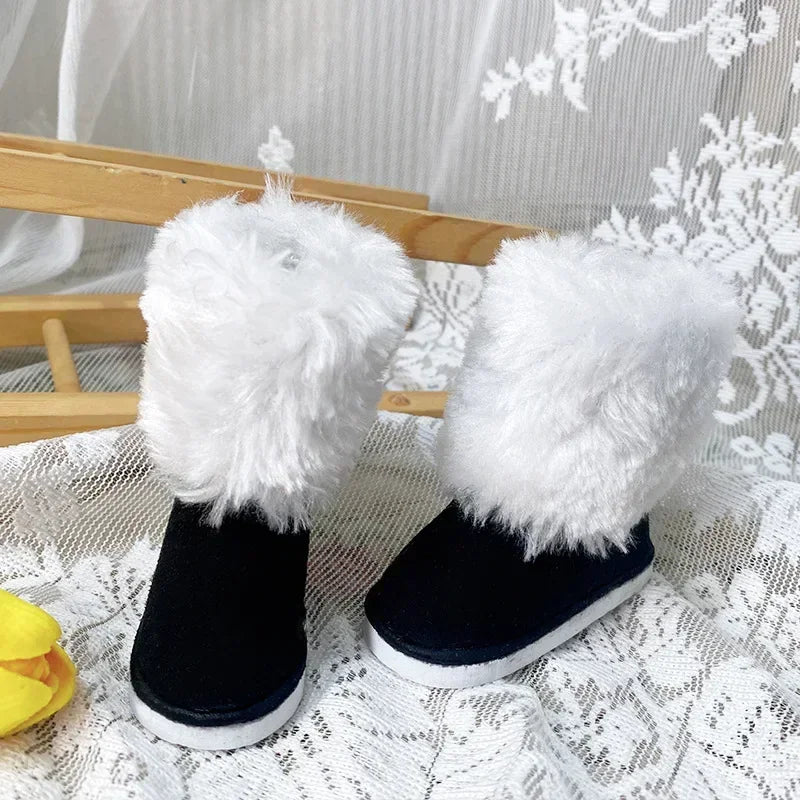 Fashion 60cm Doll Shoes Boots 1/3 Bjd Doll Shoes 7.5cm Foot Wear Simulation Shoes Toy Doll Accessories