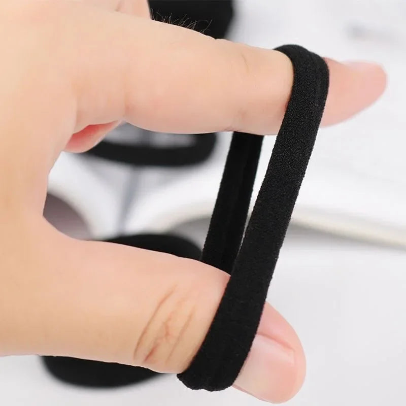 20/50/100pcs Black Hair Bands for Women Girls Hairband High Elastic Rubber Band Hair Ties Ponytail Holder Scrunchies Accessorie BAZAARHUBO