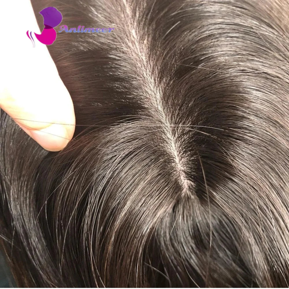 Glueless Silky Straight Human Hair Jet Black Deep Part 13x4 Silk Top Lace Front Wigs Pre Plucked 13x6/360/Full Lace Wigs