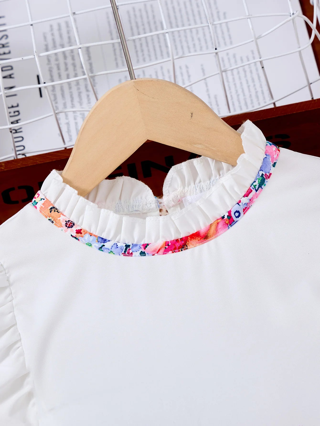 New Kids Girl Dress Summer Floral with Bow Fashion White Vestidos Short Sleeve Children Clothing Outfits Casual Daily Dresses