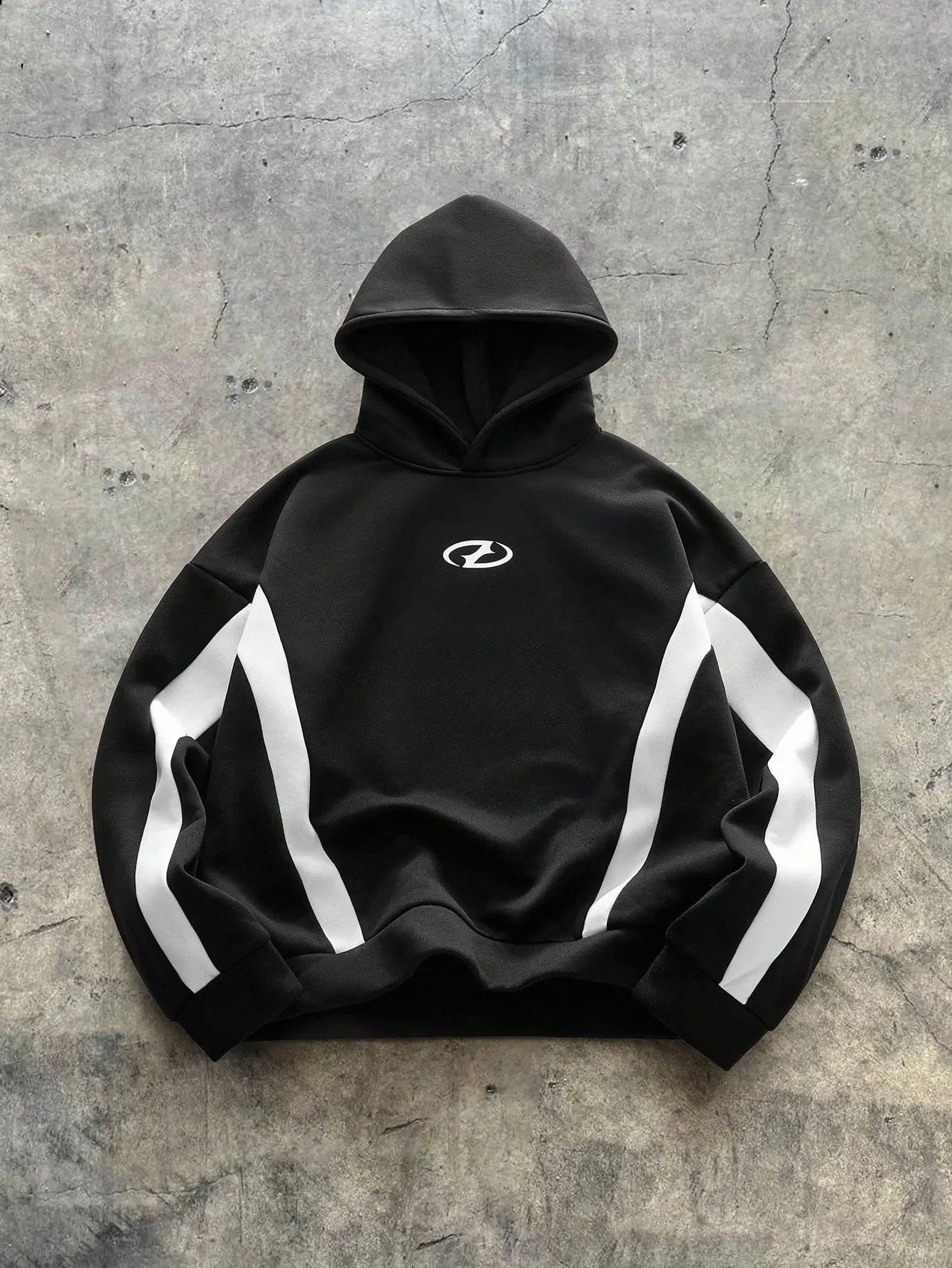 The new men's hooded sweatshirt for Spring and Autumn 2025 is casual fashionable and comfortable with 3D pattern printing BAZAARHUBO