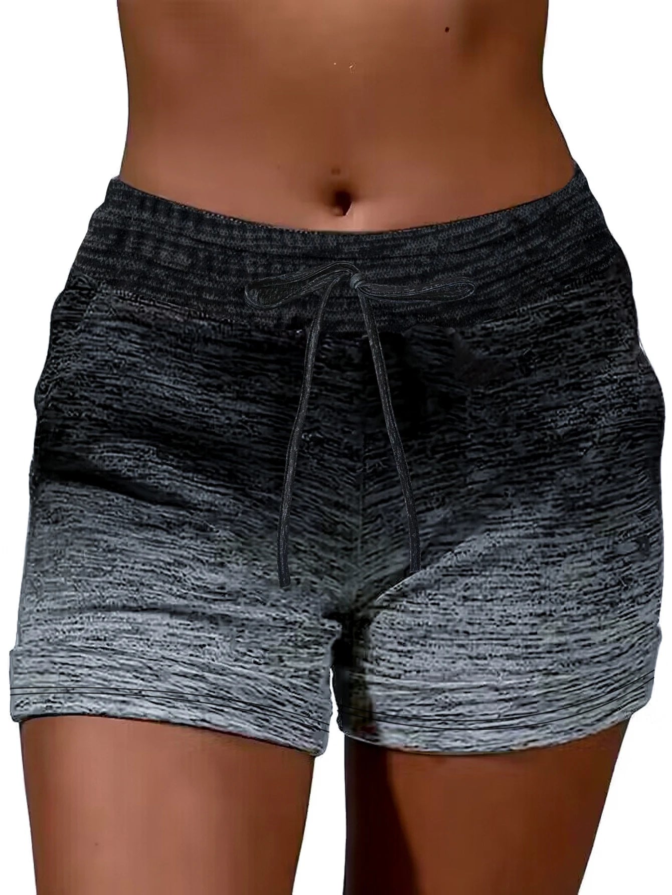 2084 Summer new European and American women's fashion trend sporty street sexy gradient color shorts