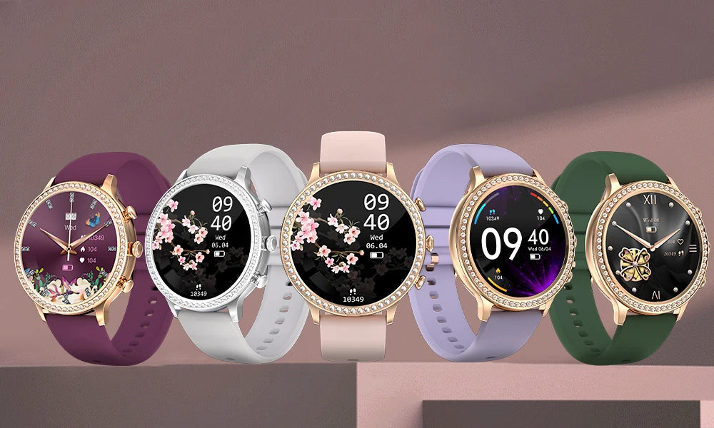SmartWatch Women Bluetooth Call Smart Watches HD Large Screen Watches Multi-sport Mode Heart Rate Monitoring Strong Battery Life