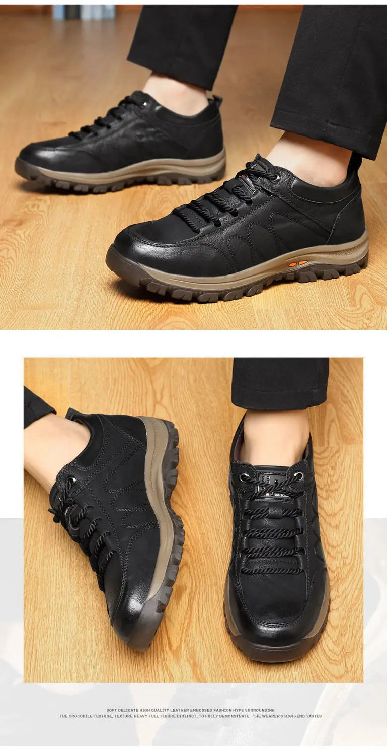 Men's Outdoor Leisure Shoes Mountaineering Fashion Sports Shoes Anti Slip Lightweight Shoes Comfortable Men Sneakers