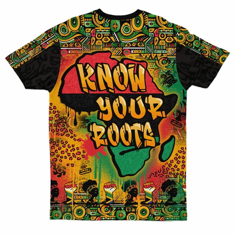 Africa Ethnic T-Shirts African Dashiki 3D Printed Men Women Fashion Streetwear Oversized Short Sleeve T Shirt Tees Tops Clothing