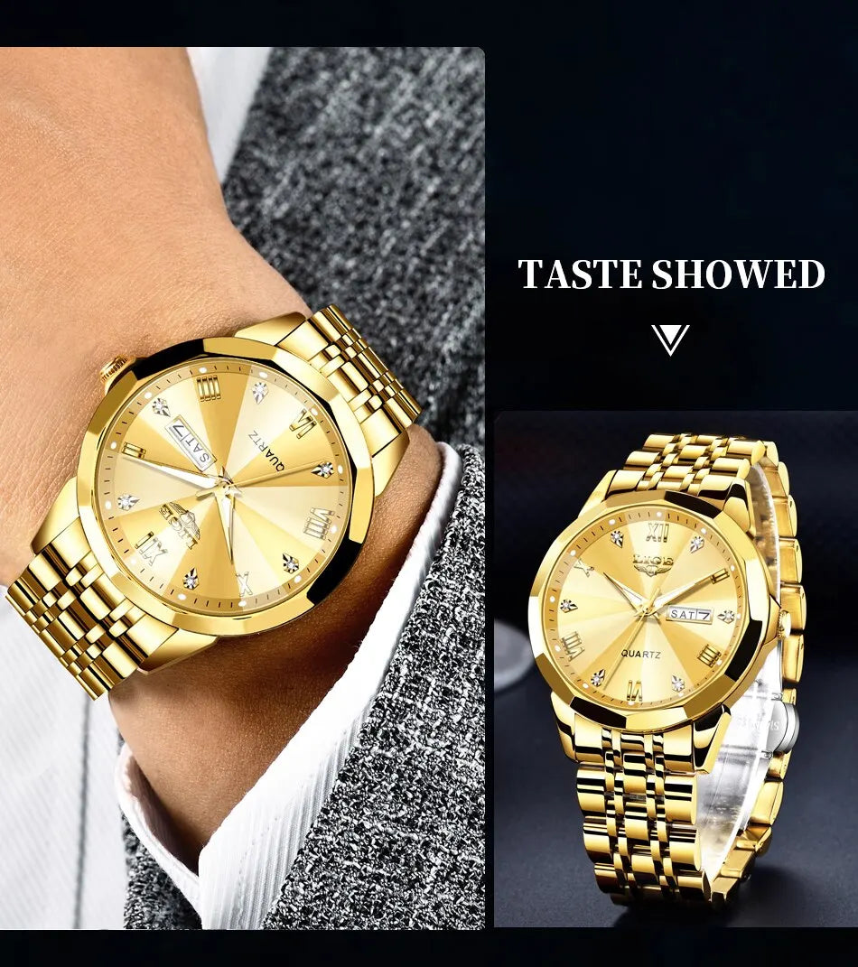 LIGE New Quartz Watch For Men Top Luxury All Steel Design Fashion Business Wristwatch Men Waterproof Watches Man Montre Homme
