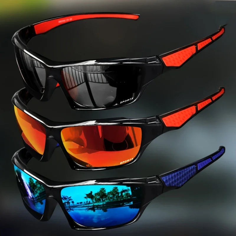 Sports Polarized Sunglasses for Men Lightweight Night Vision Male Shades Cycling Driving Fishing Fashion Mirror Sunglass