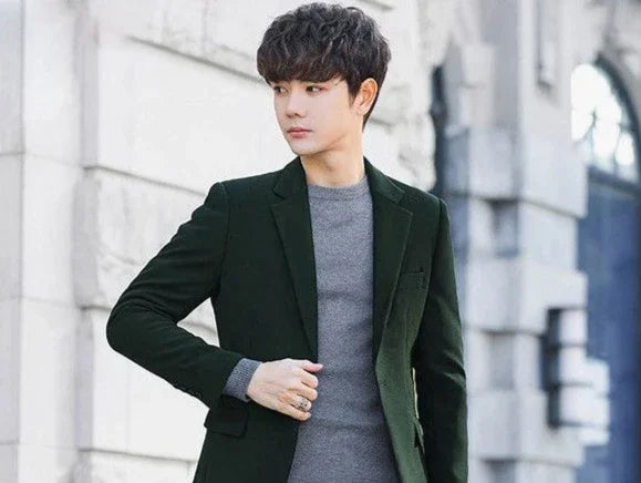 2 Piece Outfit Set Male High Quality 2025 Solid Color Slim Fit Full Men's Suits and Blazers Fashion Pants Luxury Elegant Classic