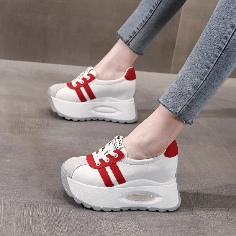 Best-selling High Quality New Shallow Mouth Increase Thick Sole Breathable Platform Casual Shoes