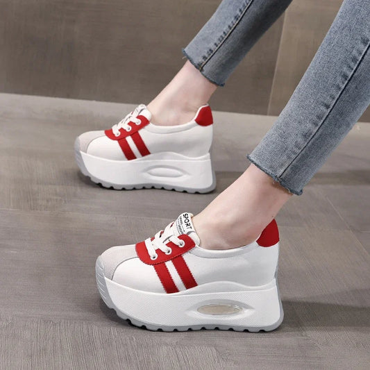 Best-selling High Quality New Shallow Mouth Increase Thick Sole Breathable Platform Casual Shoes